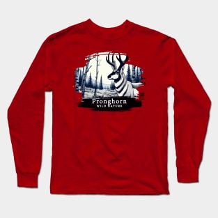 Pronghorn - WILD NATURE - PRONGHORN -10 Long Sleeve T-Shirt